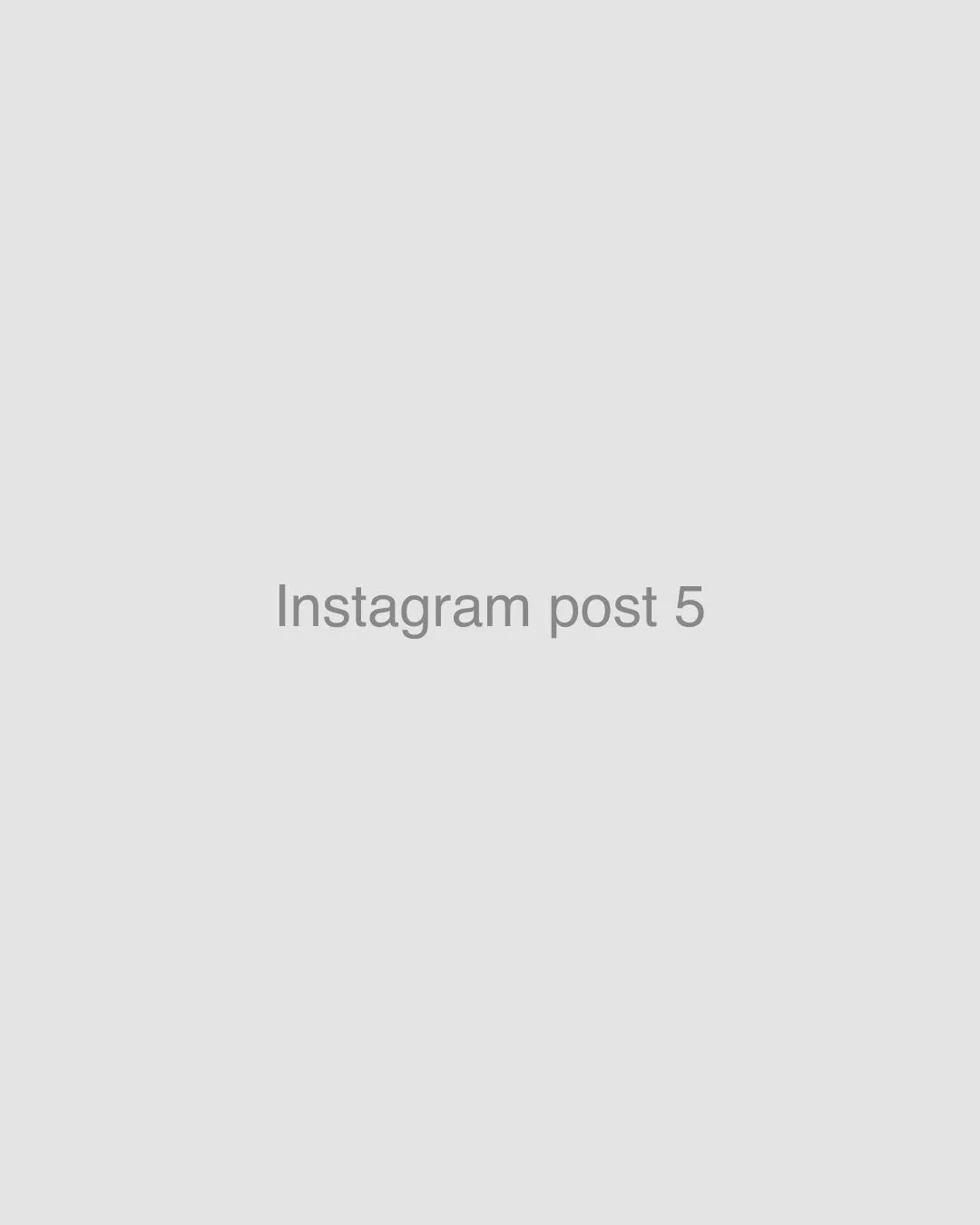 Grey placeholder image for an Instagram post